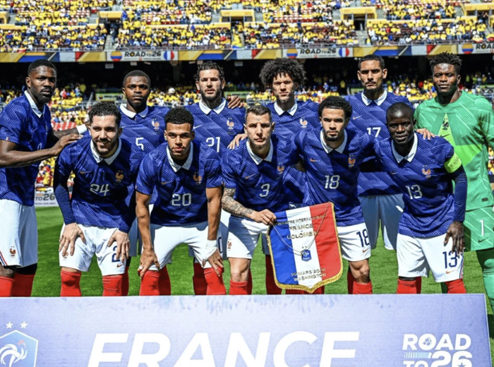 法国队友谊赛3-1胜哥伦比亚，FIFA排名升至世界第
